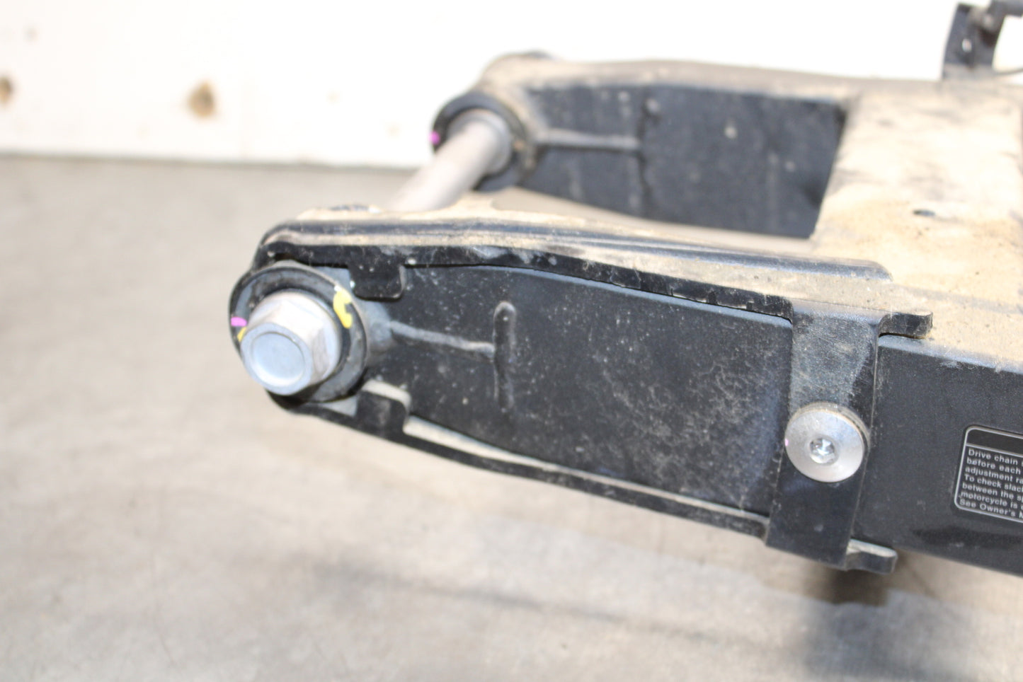 24 KAWASAKI NINJA 500 ABS REAR SWINGARM BACK SUSPENSION SWING ARM BB730