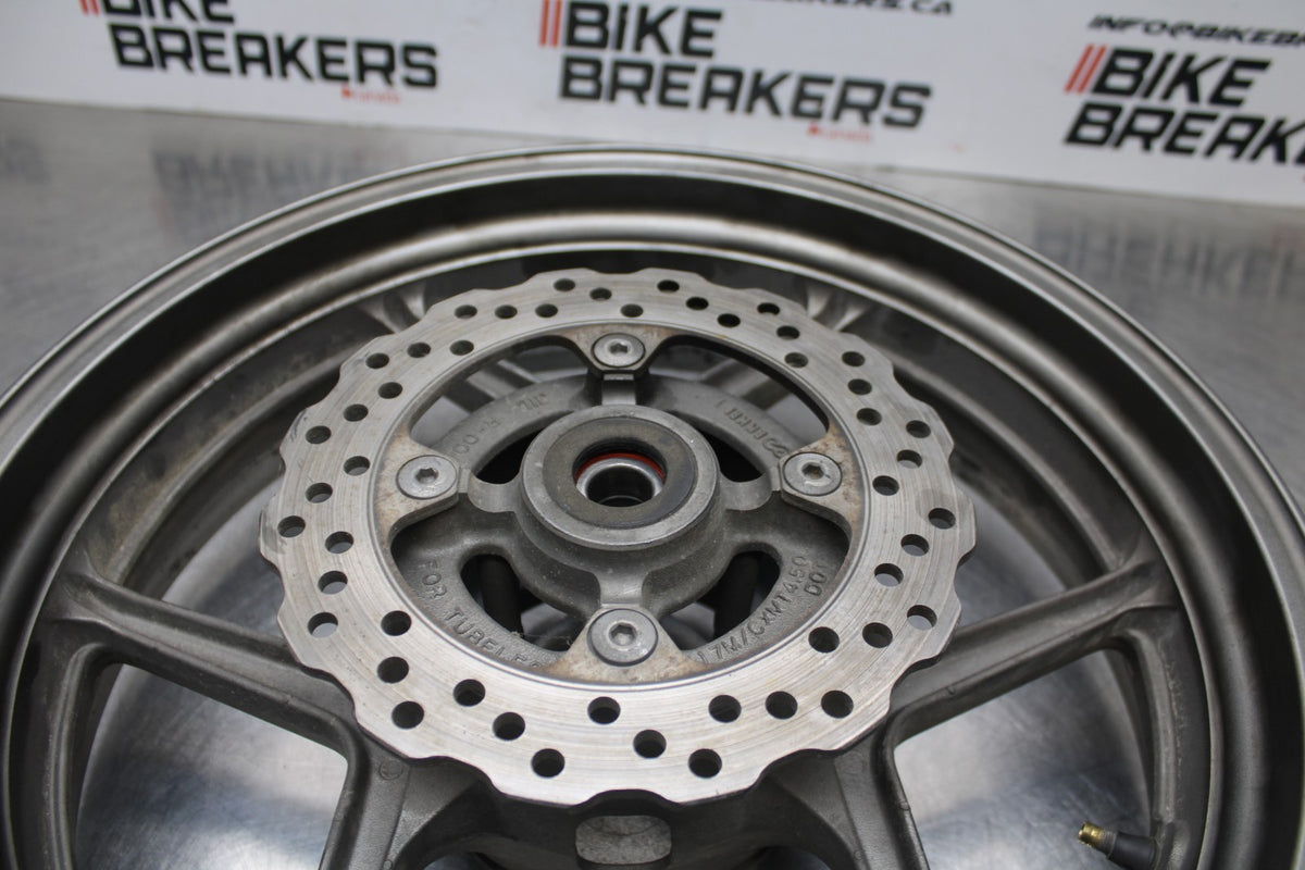 06-07 KAWASAKI NINJA 650R EX650A REAR WHEEL BACK RIM & ROTOR BB774