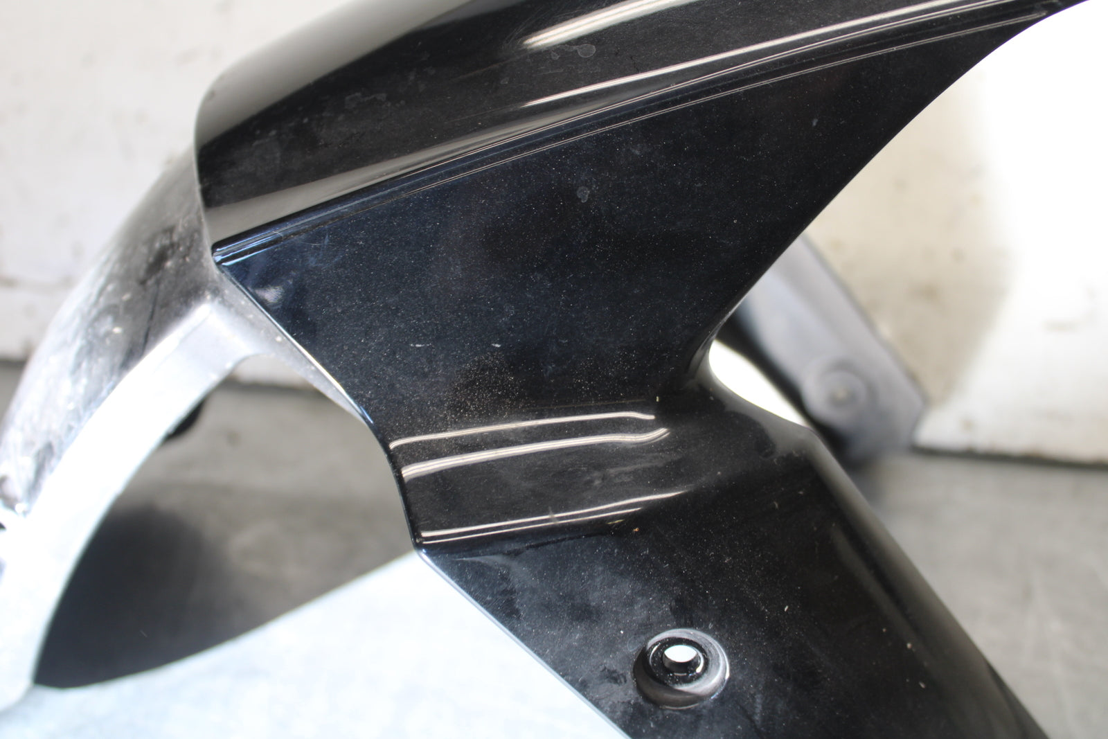 09-12 KAWASAKI NINJA ZX6R FRONT WHEEL FENDER COWL FAIRING 5004-0118-17K BB698