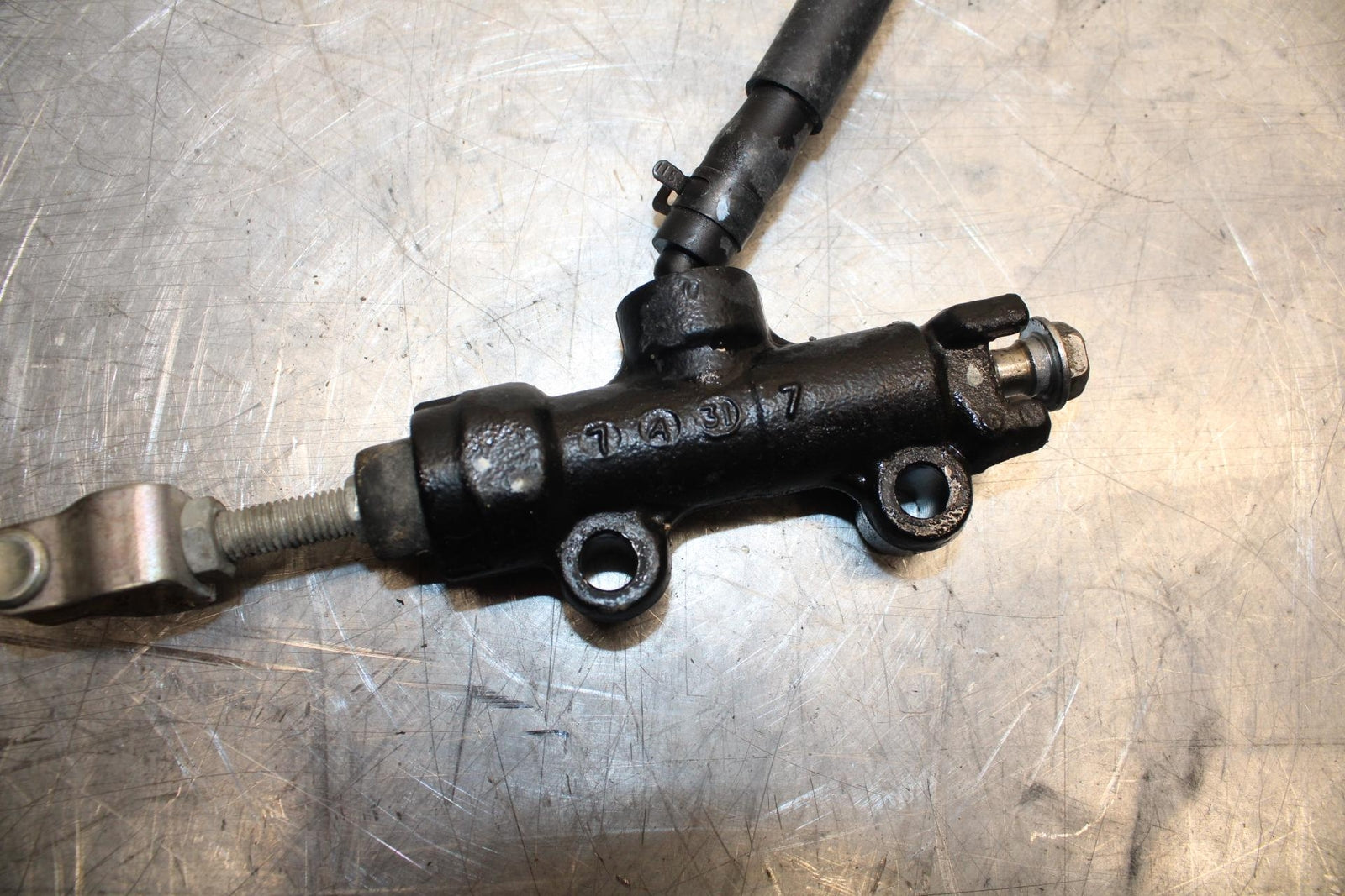 17 KAWASAKI VERSYS_X 300 REAR BACK BRAKE MASTER CYLINDER W RESERVOIR BB504