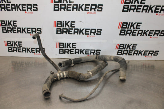 08 KAWASAKI ZX6R RADIATOR HOSES ENGINE COOLANT WATER PIPES HOSE KIT SET BB896