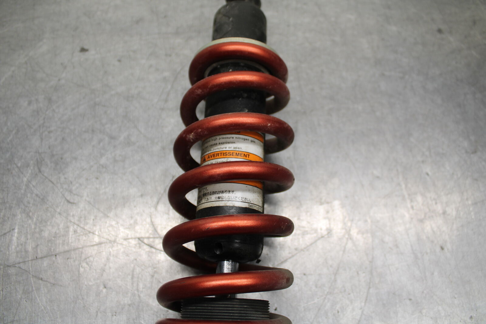 12-13 KAWASAKI Z1000 REAR BACK SHOCK ABSORBER SUSPENSION BB743