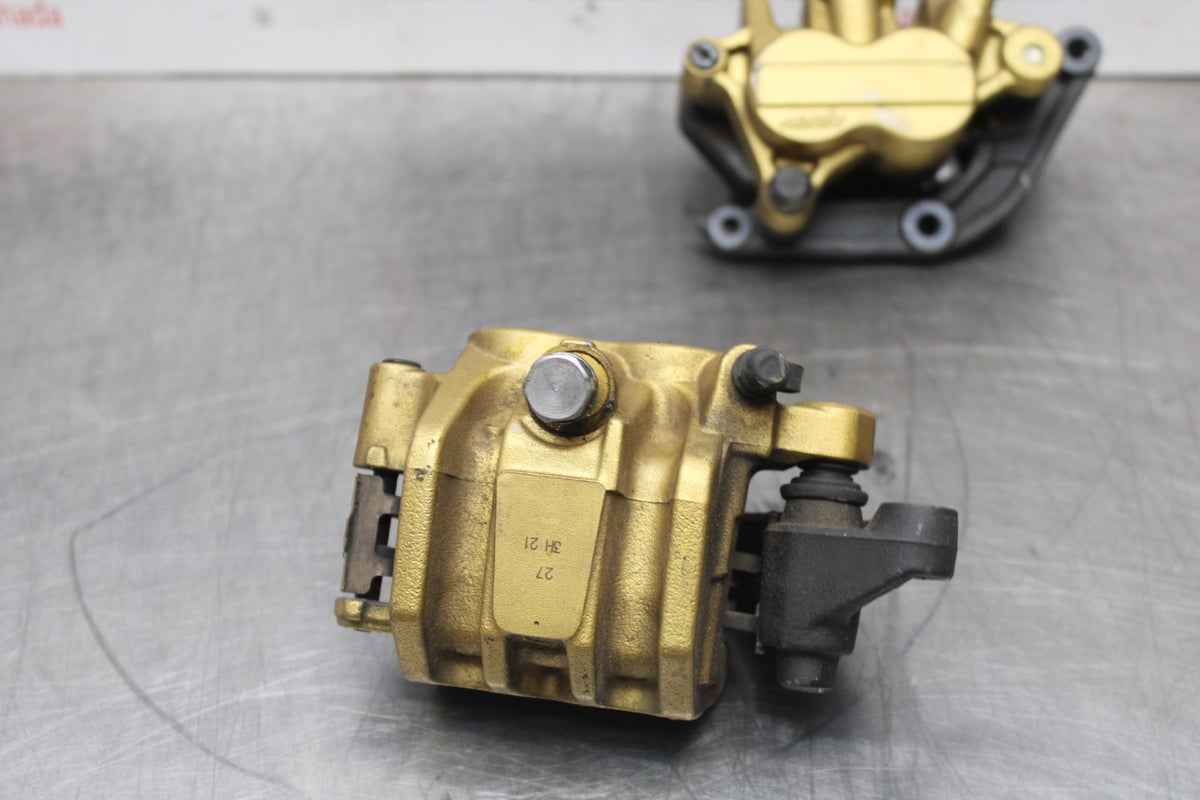 14 TRIUMPH STREET TRIPLE ABS RIGHT LEFT FRONT BRAKE CALIPER SET PAIR BB808