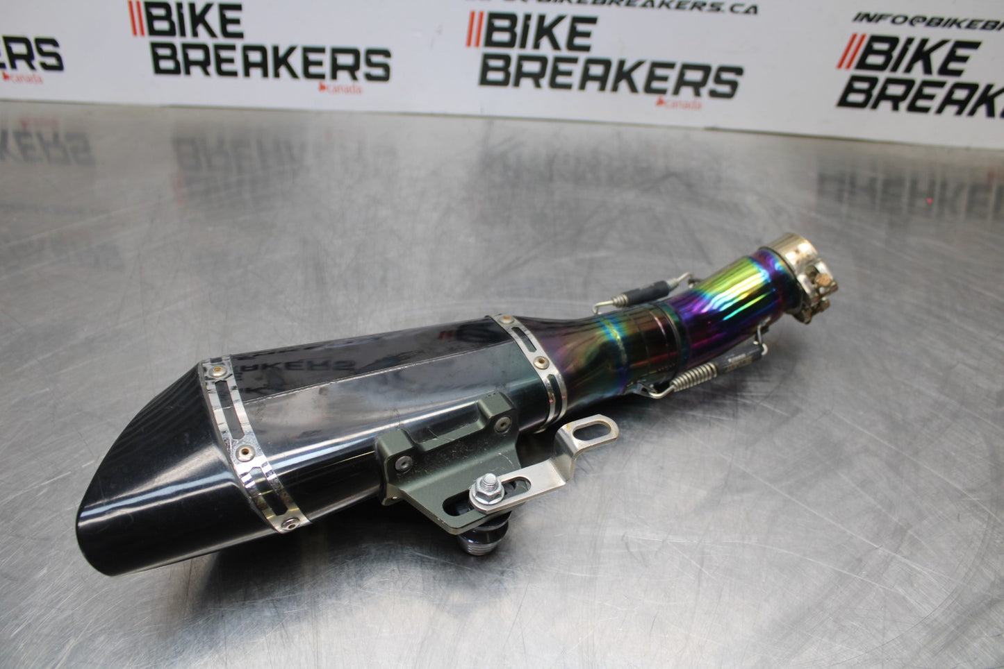 18-23 KAWASAKI NINJA 400 EX400 ABS AFTERMARKET EXHAUST PIPE MUFFLER SLIPON BB177