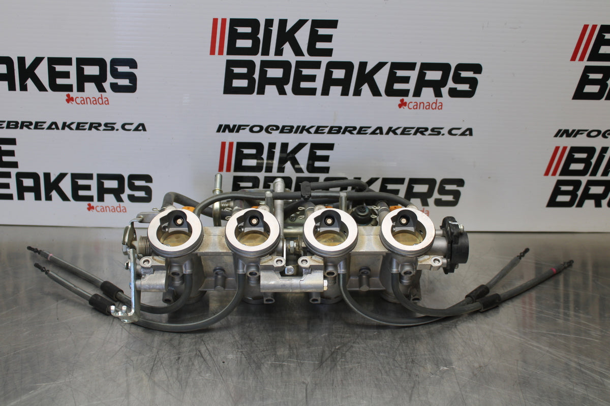 09-15 YAMAHA FZ6R MAIN FUEL INJECTORS / THROTTLE BODIES BB161