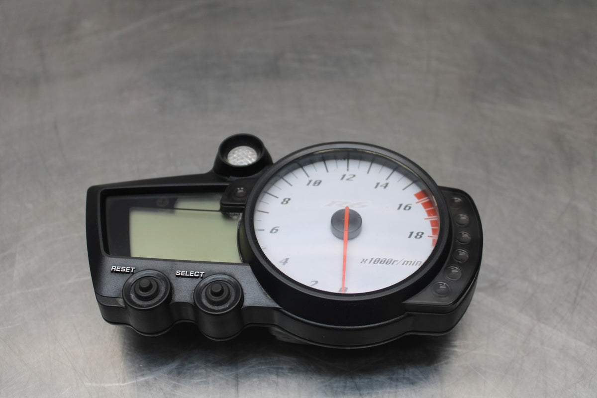 08-09 YAMAHA YZF R6S SPEEDO GAUGES DISPLAY CLUSTER SPEEDOMETER TACHOMETER BB796