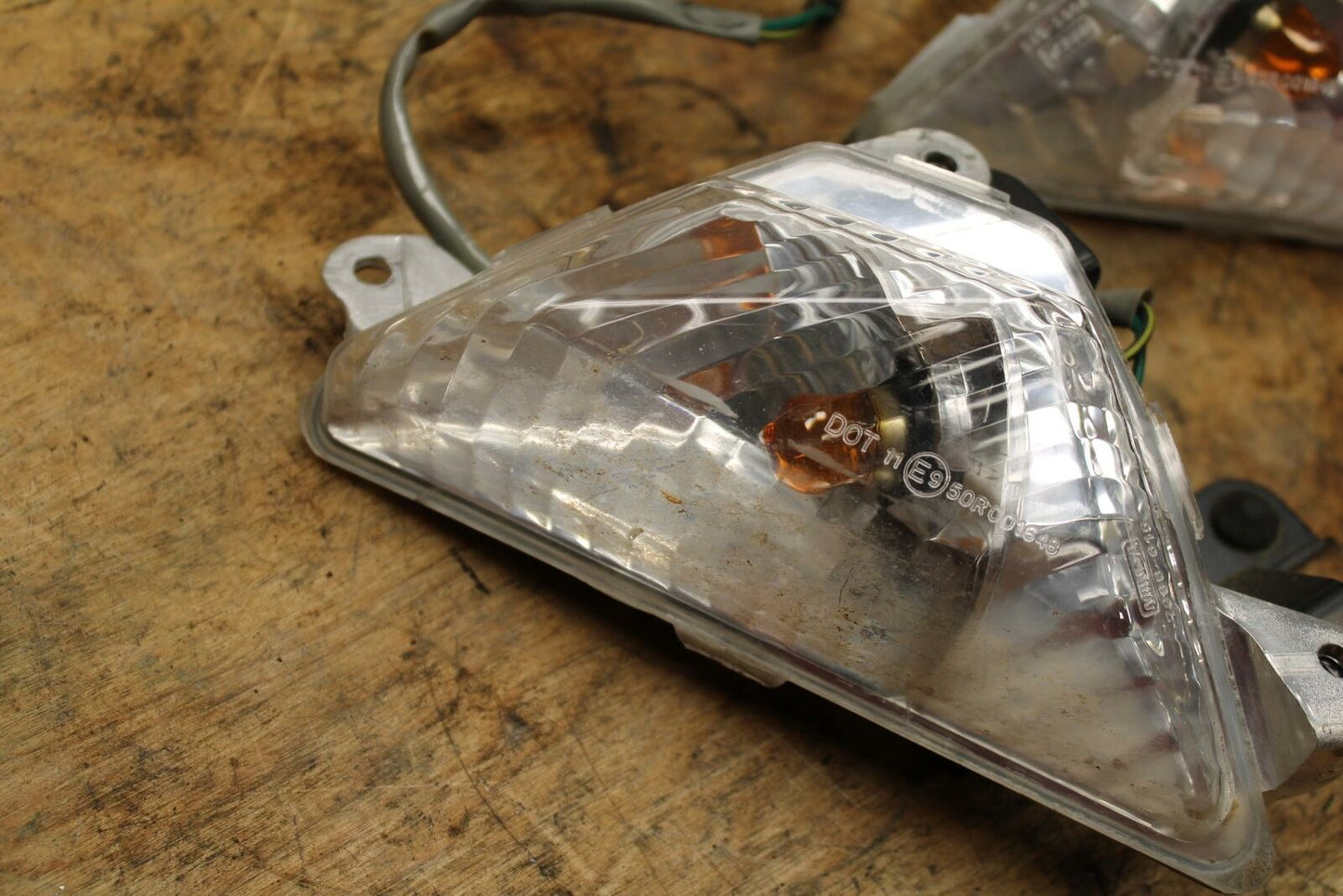 13-18 KAWASAKI NINJA ZX6R FRONT LEFT RIGHT TURN SIGNALS LIGHT INDICATORS BB349