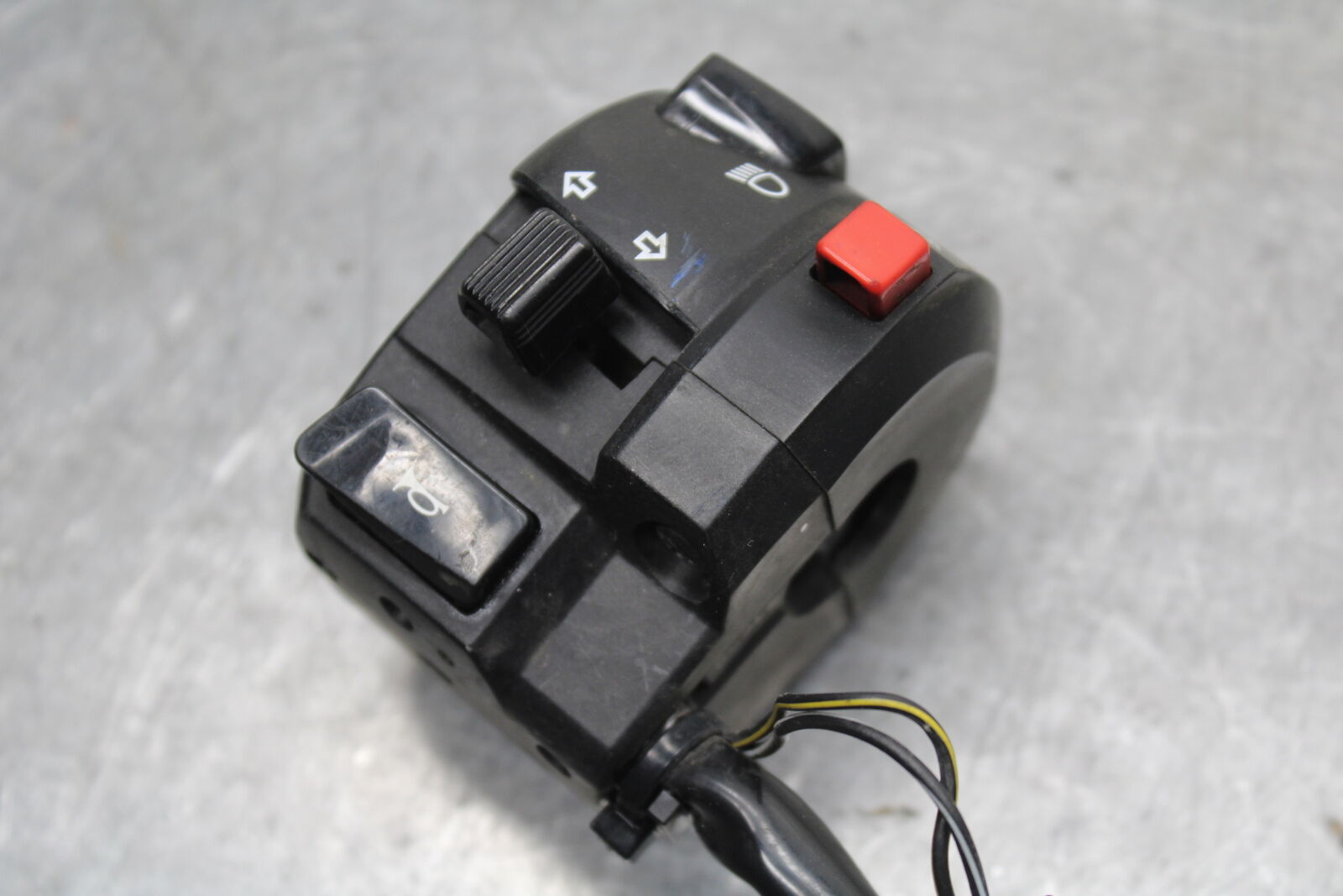 06-07 SUZUKI GSXR750 LEFT CLIP ON HANDLE HORN SIGNALS SWITCH SWITCHES BB670