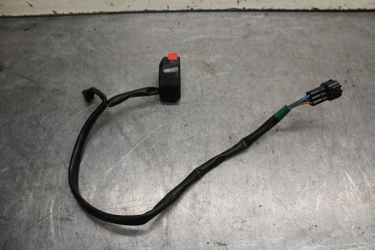 13-18 KAWASAKI NINJA ZX6R RIGHT CLIP ON HANDLE KILL OFF START SWITCH BB666