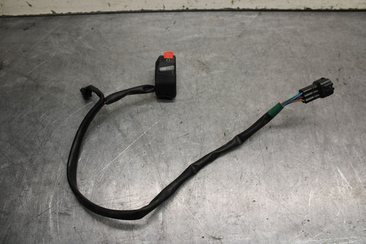 13-18 KAWASAKI NINJA ZX6R RIGHT CLIP ON HANDLE KILL OFF START SWITCH BB666
