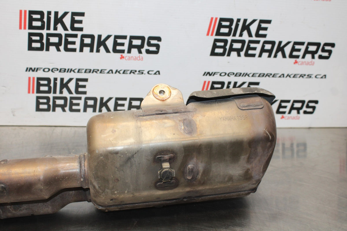 08-16 YAMAHA YZF R6 EXHAUST HEADER PIPES MANIFOLD BB856