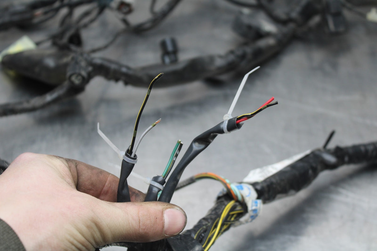 08 KAWASAKI NINJA 650 EX650 MAIN ENGINE WIRING HARNESS MOTOR WIRE LOOM BB797