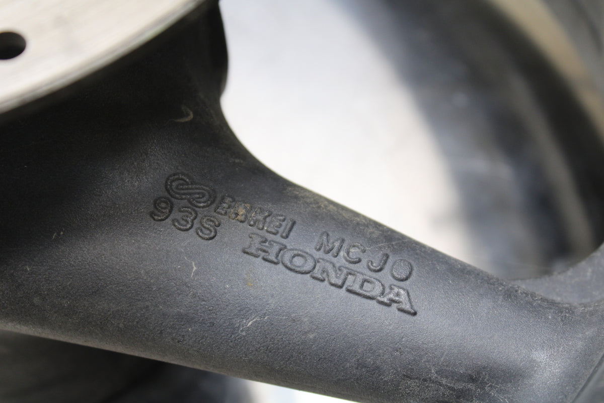 02-03 HONDA CBR954RR REAR WHEEL BACK RIM & DISC BB497
