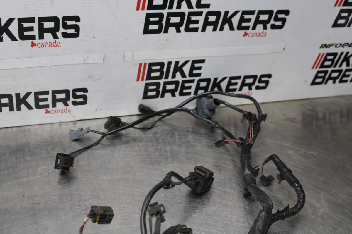 12 KAWASAKI NINJA 650 EX650E MAIN ENGINE WIRING HARNESS MOTOR WIRE LOOM BB926