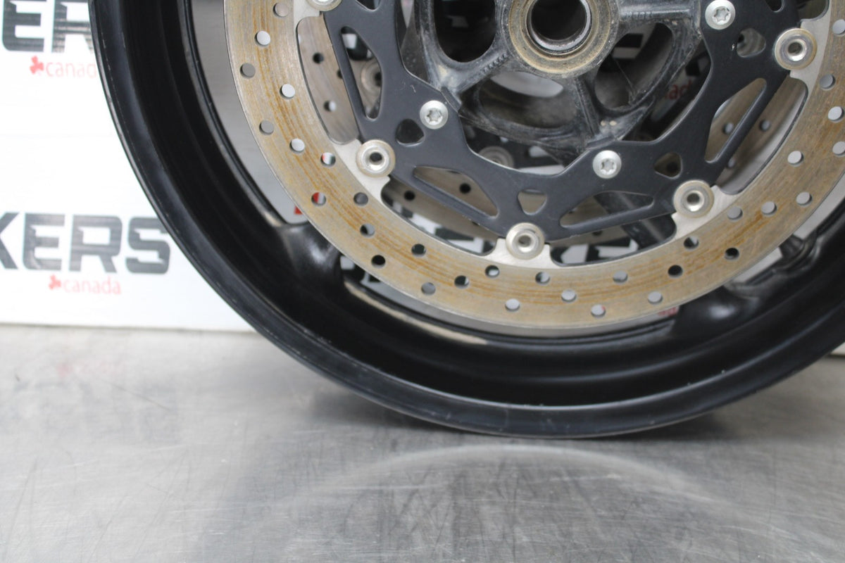 17 YAMAHA YZF R6 FRONT WHEEL FRONT RIM & ROTORS BB922