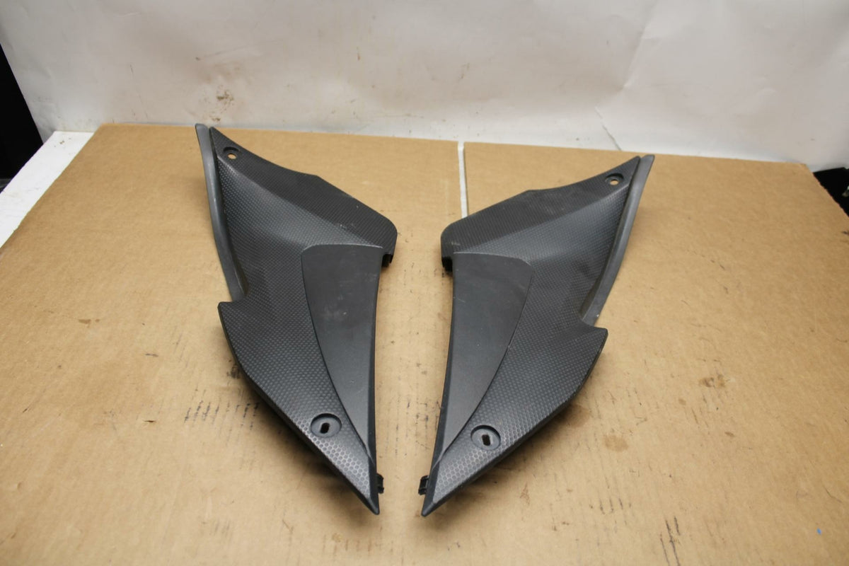 15-17 YAMAHA YZF R3 RIGHT LEFT FRAME MID SIDE COVERS COWLS PANELS TRIM BB380