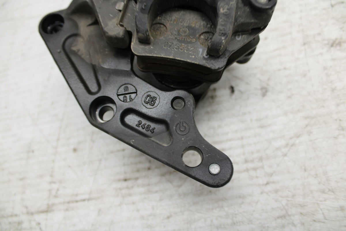 06-12 BMW F800ST REAR BACK BRAKE CALIPER W MOUNT BRACKET BB291