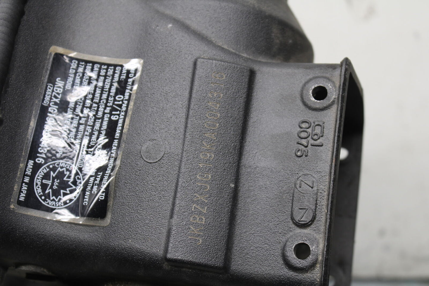 19-20 KAWASAKI NINJA ZX6R RACE OR STUNT FRAME CHASSIS BB338