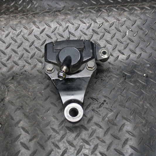 86 SUZUKI GS750ES REAR BACK BRAKE CALIPER W MOUNT BRACKET BB233