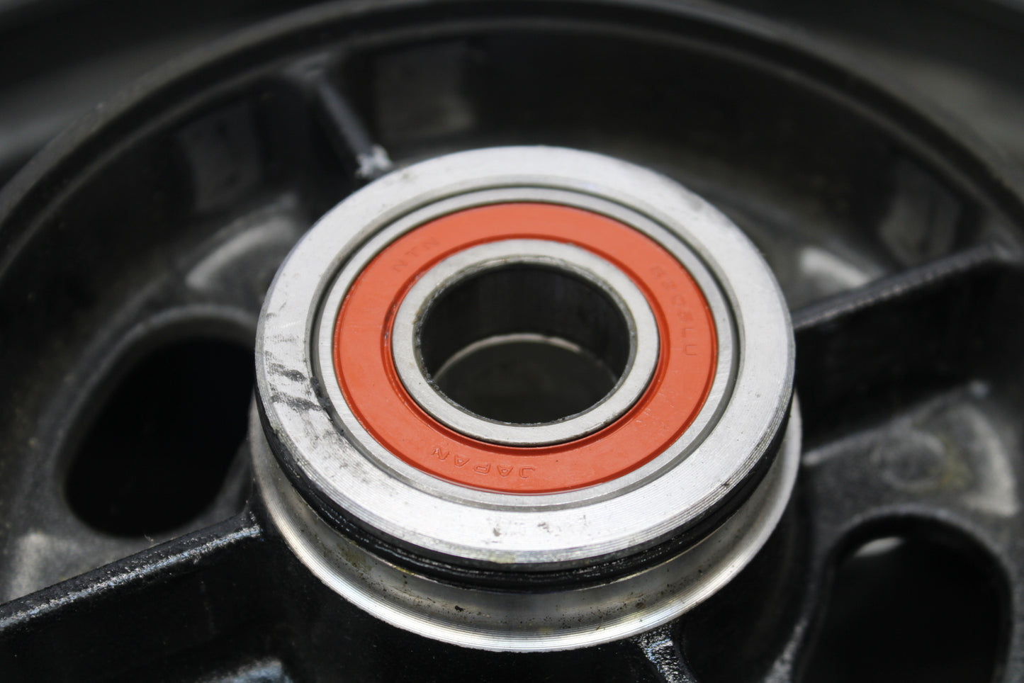 13-18 KAWASAKI NINJA ZX6R REAR WHEEL BACK RIM & ROTOR BB143