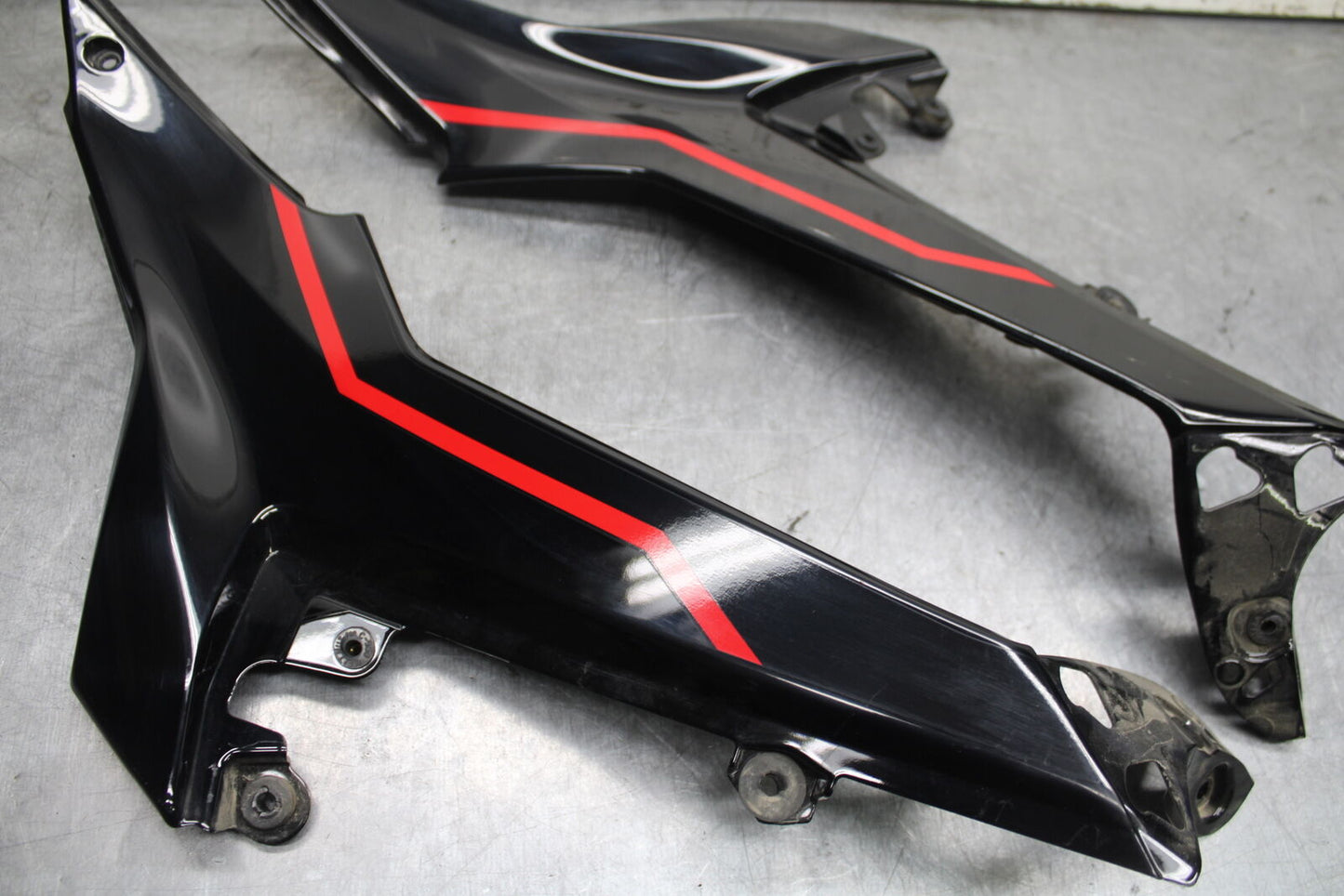 18-24 KAWASAKI NINJA 650 RIGHT LEFT GAS FUEL TANK PANELS COVERS TRIM SET  BB725