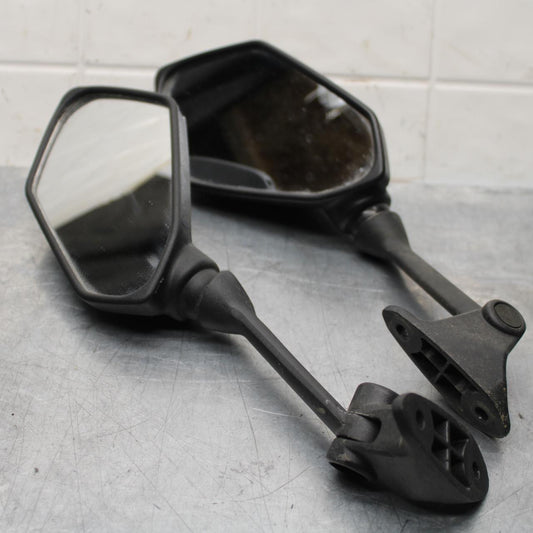2011 Kawasaki Ninja ZX6R ZX600R MIRRORS REARVIEW PAIR SET BB587