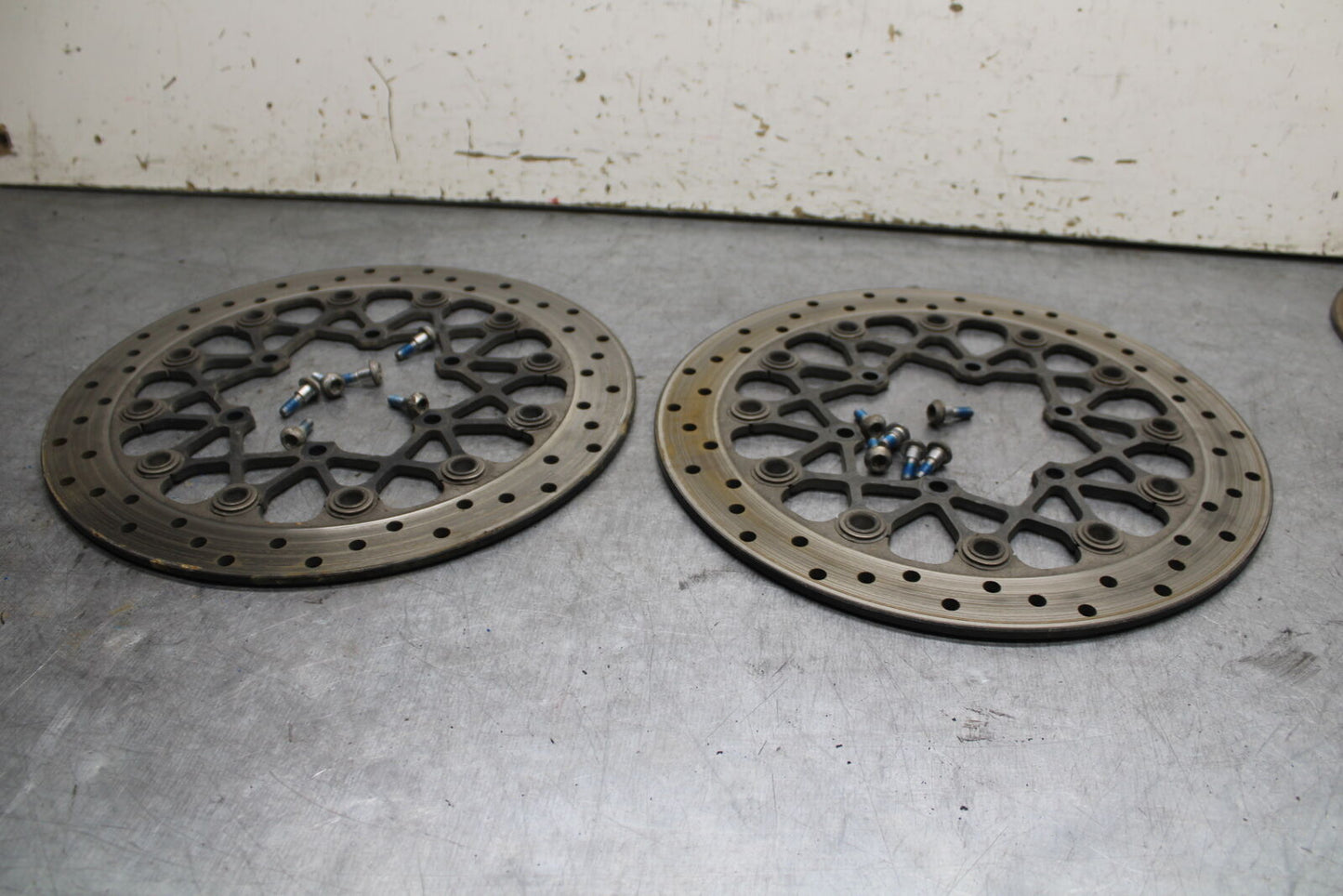 08-09 SUZUKI GSXR600 FRONT LEFT RIGHT BRAKE ROTORS DISCS BB728