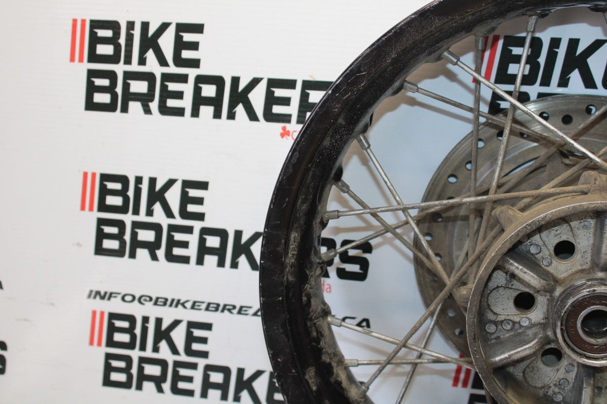 15 TRIUMPH TIGER 800 REAR WHEEL BACK RIM & ROTOR BB873