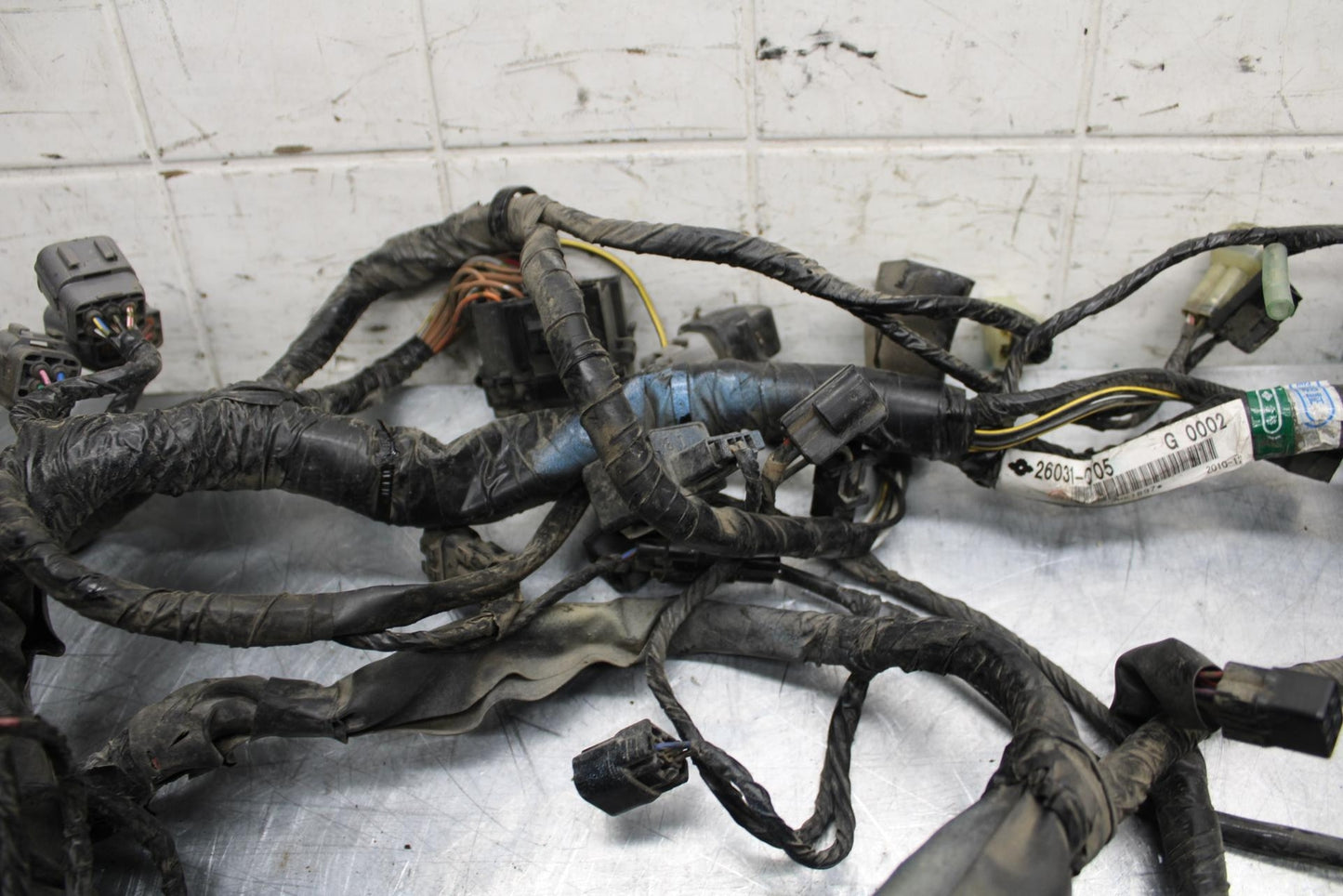 11 KAWASAKI NINJA 650 ER EX 650 MAIN ENGINE WIRING HARNESS MOTOR WIRE LOOM BB503