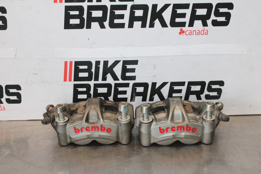 24 APRILIA TUONO V4 1100 FACTORY ABS FRONT BRAKE CALIPER SET PAIR BB887