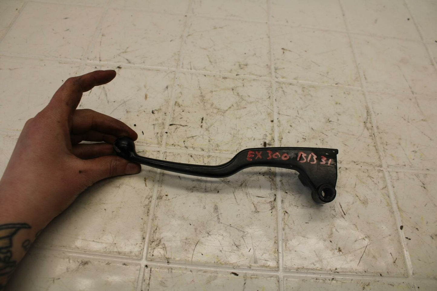 15 KAWASAKI NINJA 300 EX300 ABS LEFT HANDLEBAR CLIPON CLUTCH LEVER BB14