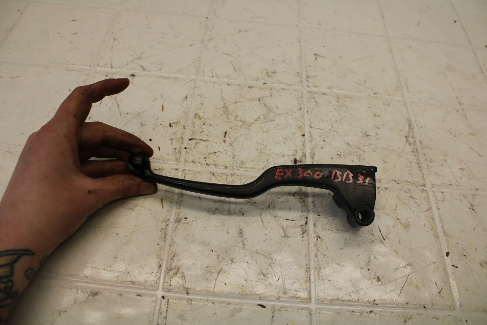 15 KAWASAKI NINJA 300 EX300 ABS LEFT HANDLEBAR CLIPON CLUTCH LEVER BB14