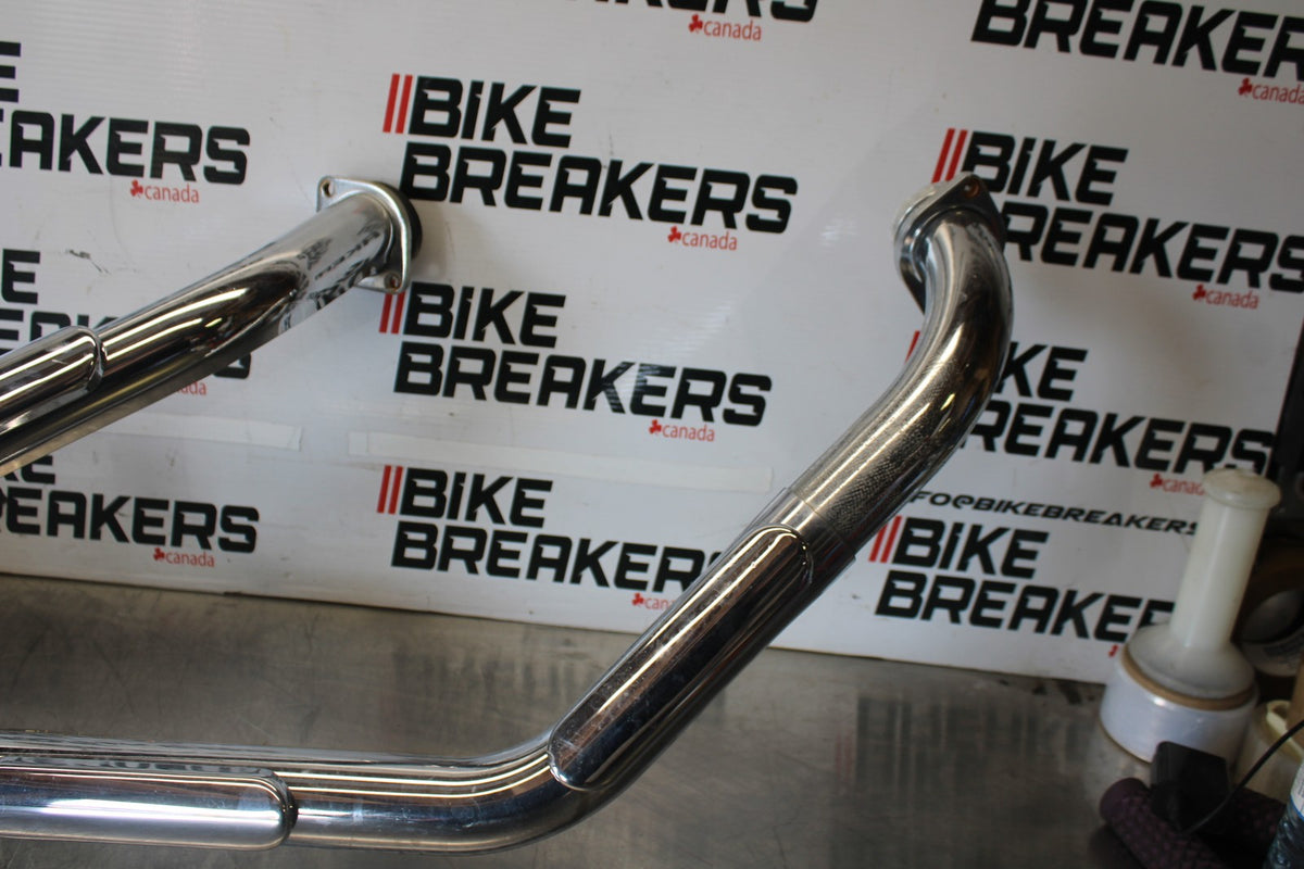 07 SUZUKI BOULEVARD M50 HEADER EXHAUST PIPE MUFFLERS BB897