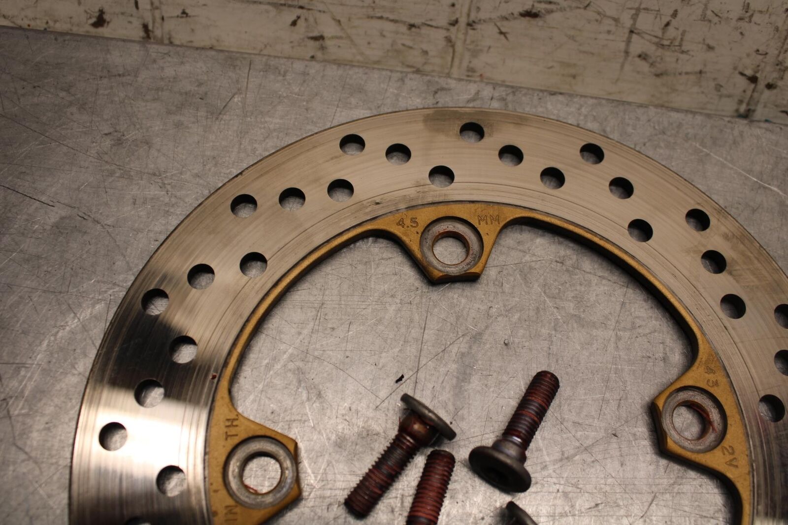 2003 Kawasaki Ninja ZX6RR ZX600K REAR ROTOR BACK BRAKE DISC BB66