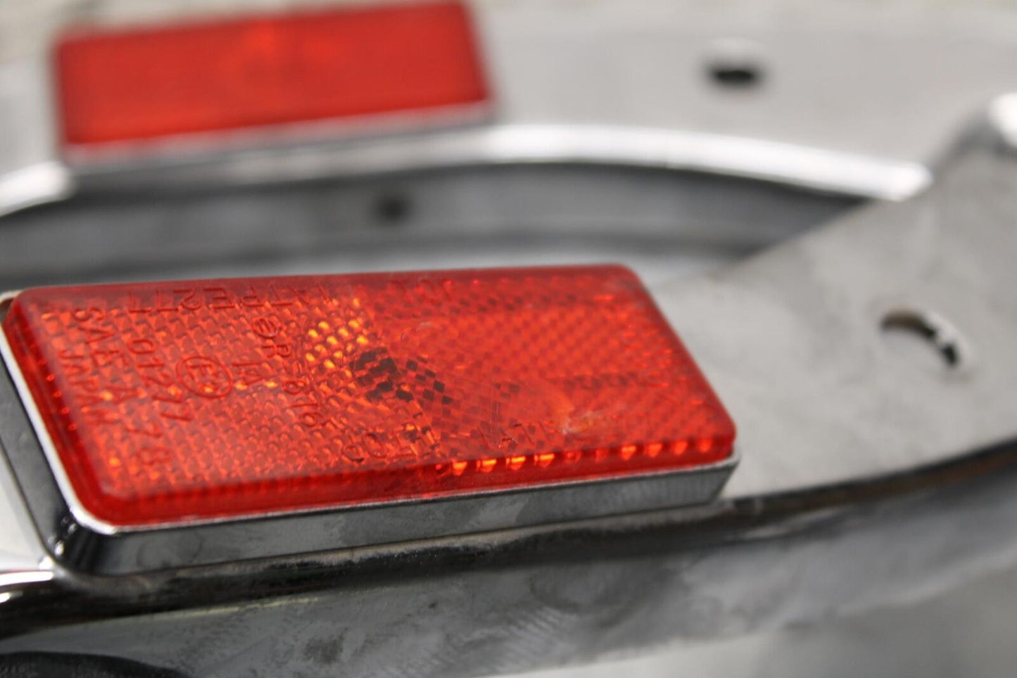 2007 Honda Shadow Spirit 1100 VT1100C REAR PASSENGER FENDER GRAB RAILS BB561