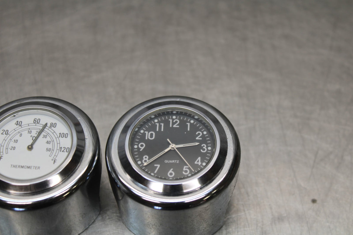 05-09 SUZUKI BOULEVARD C90 CLOCK TEMP GAUGES METER SET PAIR BB918
