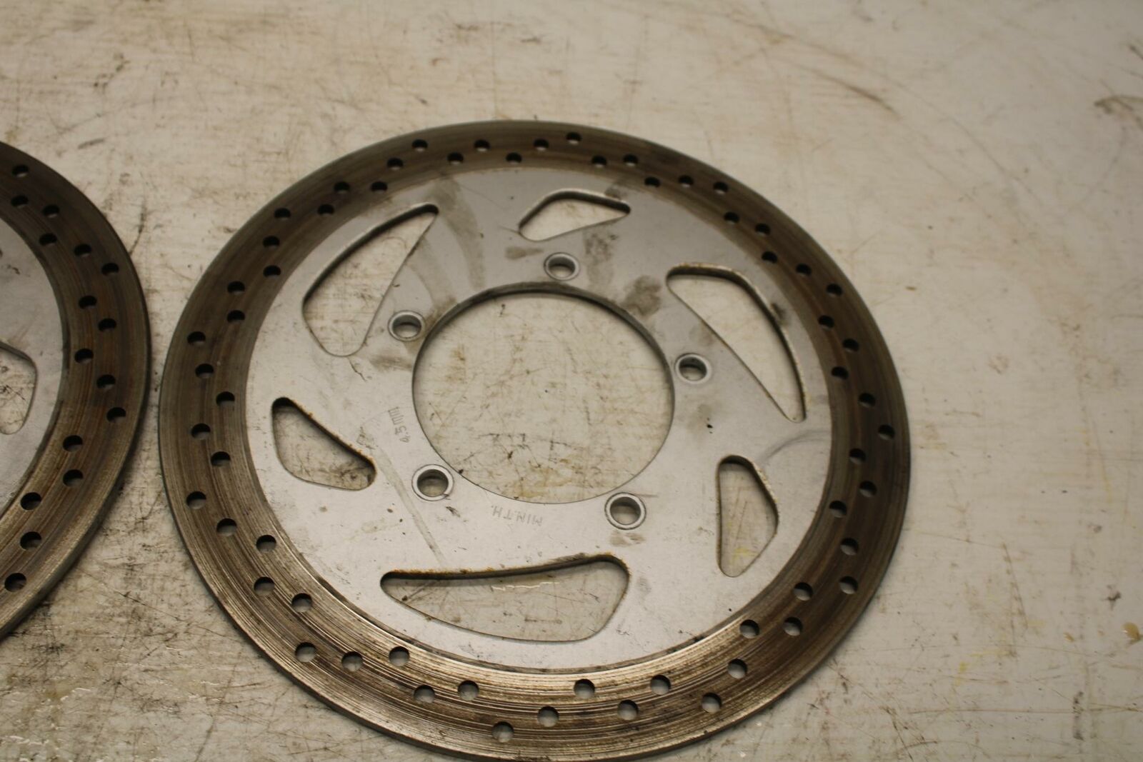 05-09 SUZUKI BOULEVARD C90 FRONT LEFT RIGHT BRAKE ROTORS DISCS BB357