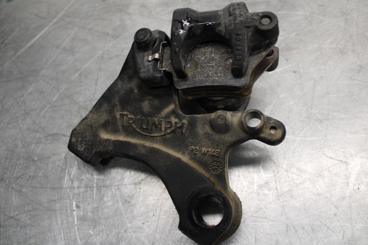 17-21 TRIUMPH STREET TRIPPLE R ABS REAR BREMBO  BRAKE CALIPER W  BRACKET bb452