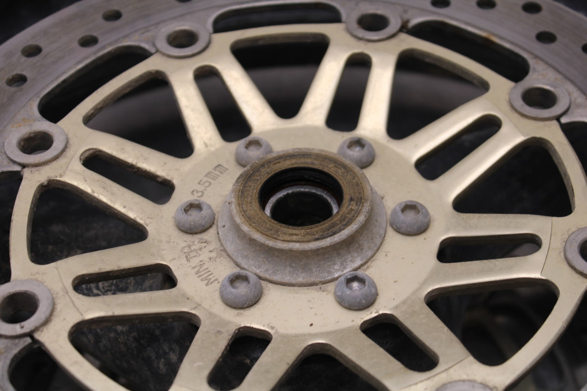 98-05 HONDA SUPER HAWK 1000 VTR1000F FRONT WHEEK FRONT RIM & ROTORS BB821