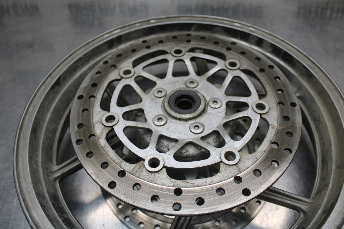 06 KAWASAKI Z750 FRONT WHEEL FRONT RIM & ROTORS BB837