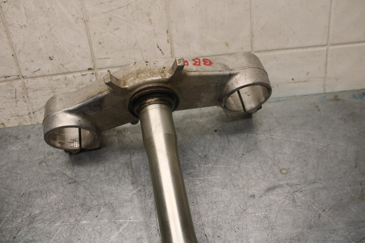 2007 Kawasaki Ninja ZX6R ZX600P FRONT FORKS CLAMP LOWER TRIPLE TREE STEM BB47