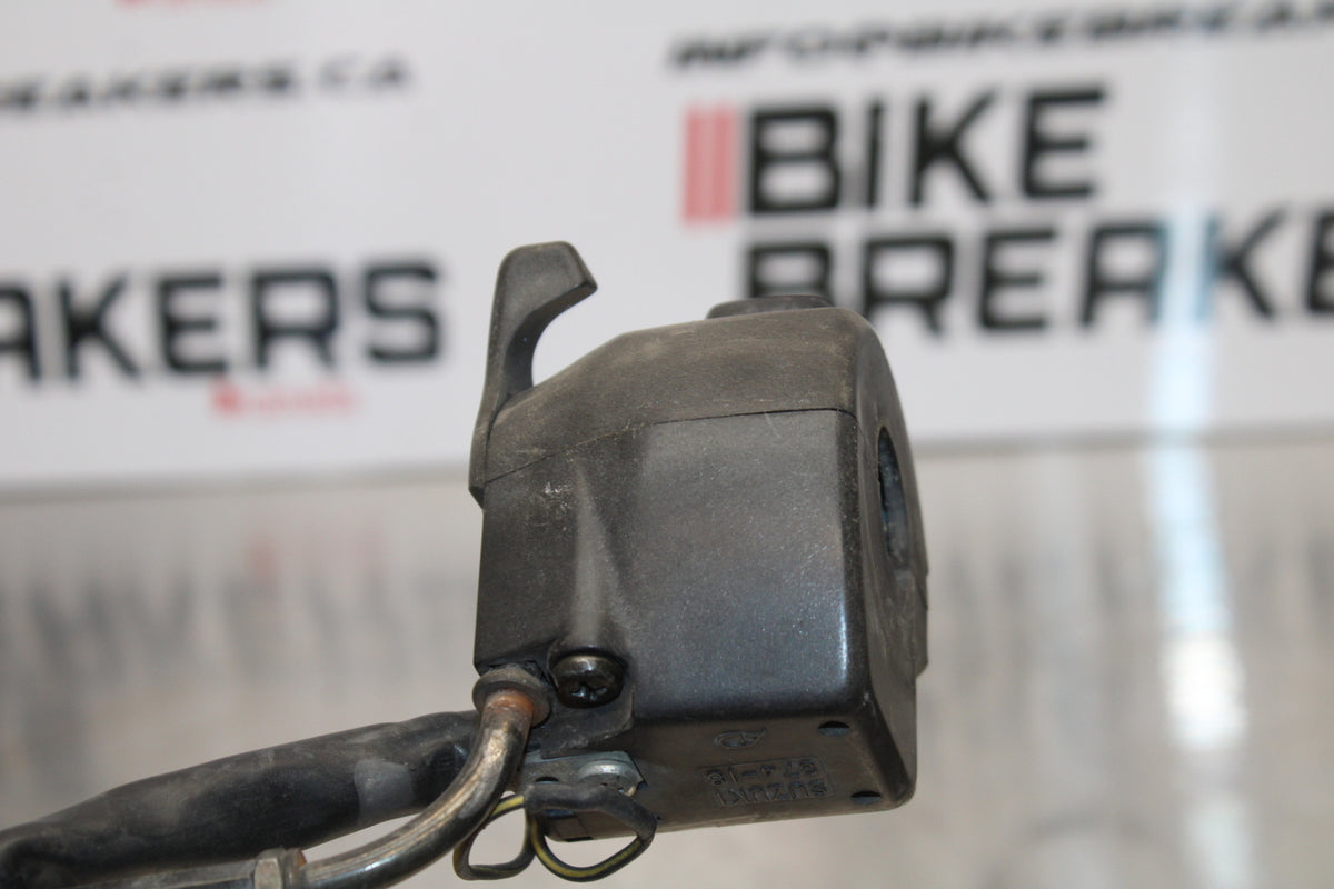 01-03 SUZUKI GSXR600 LEFT CLIP ON HANDLE HORN SIGNALS SWITCH SWITCHES  BB145