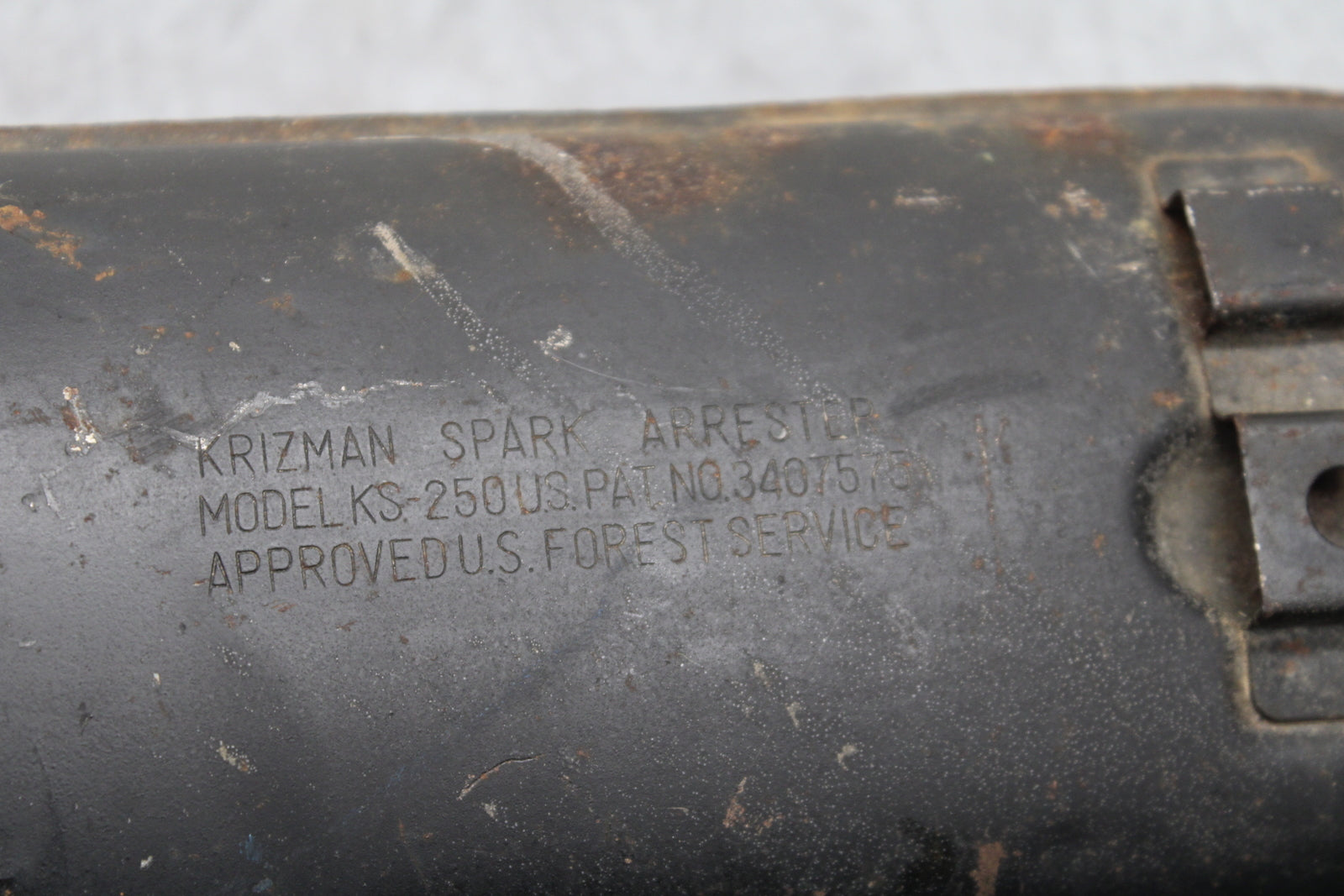 71-75 KAWASAKI F7 EXHAUST PIPE MUFFLER SLIP ON CAN SILENCER BB00