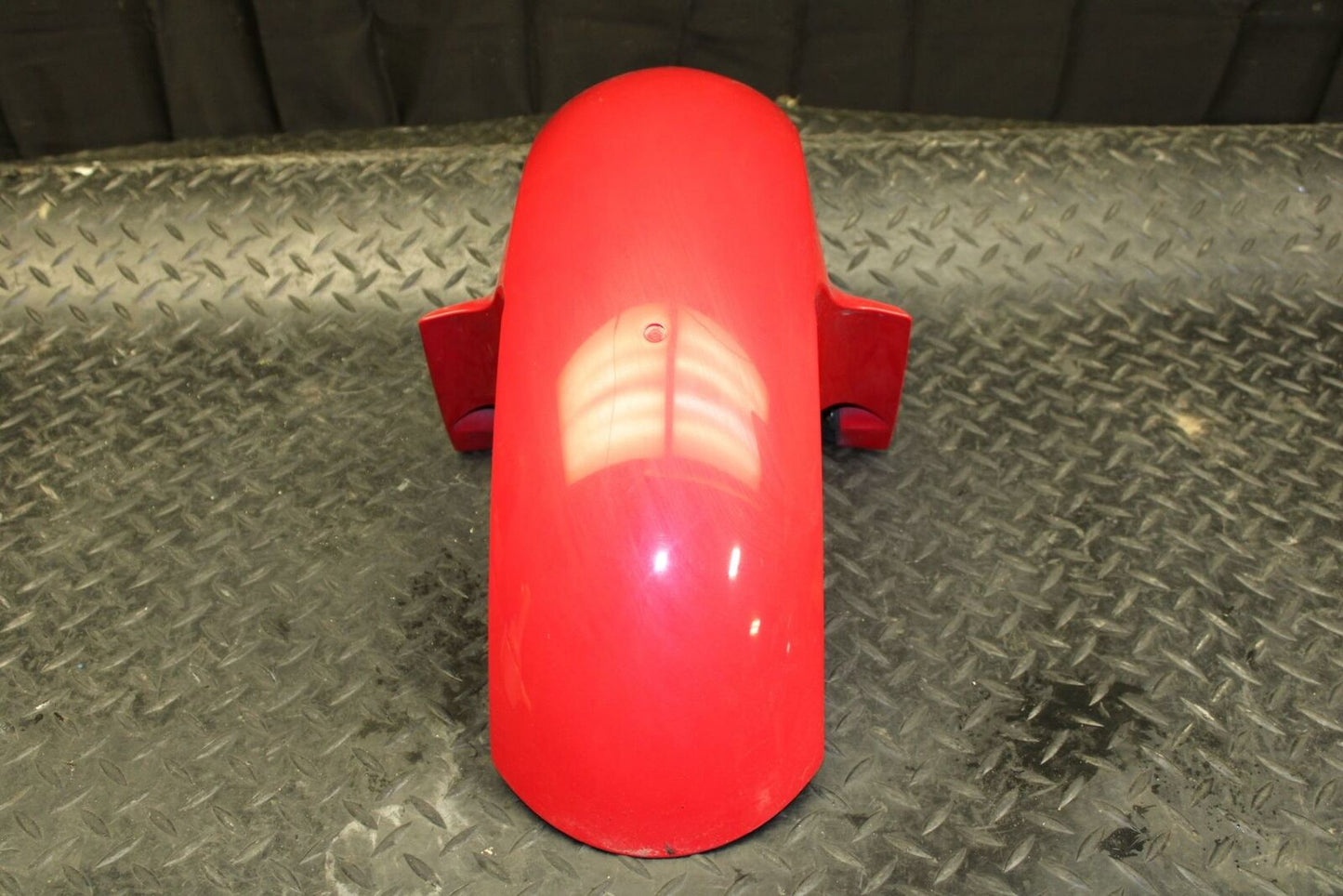 08-09 YAMAHA YZF R6S RED FRONT WHEEL FENDER COWL FAIRING BB178
