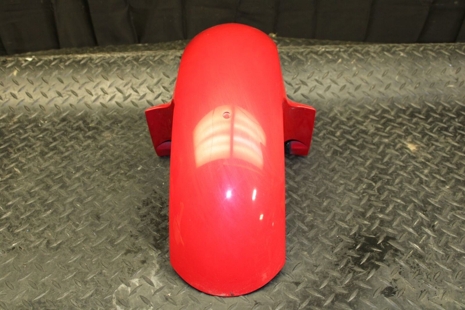 08-09 YAMAHA YZF R6S RED FRONT WHEEL FENDER COWL FAIRING BB178