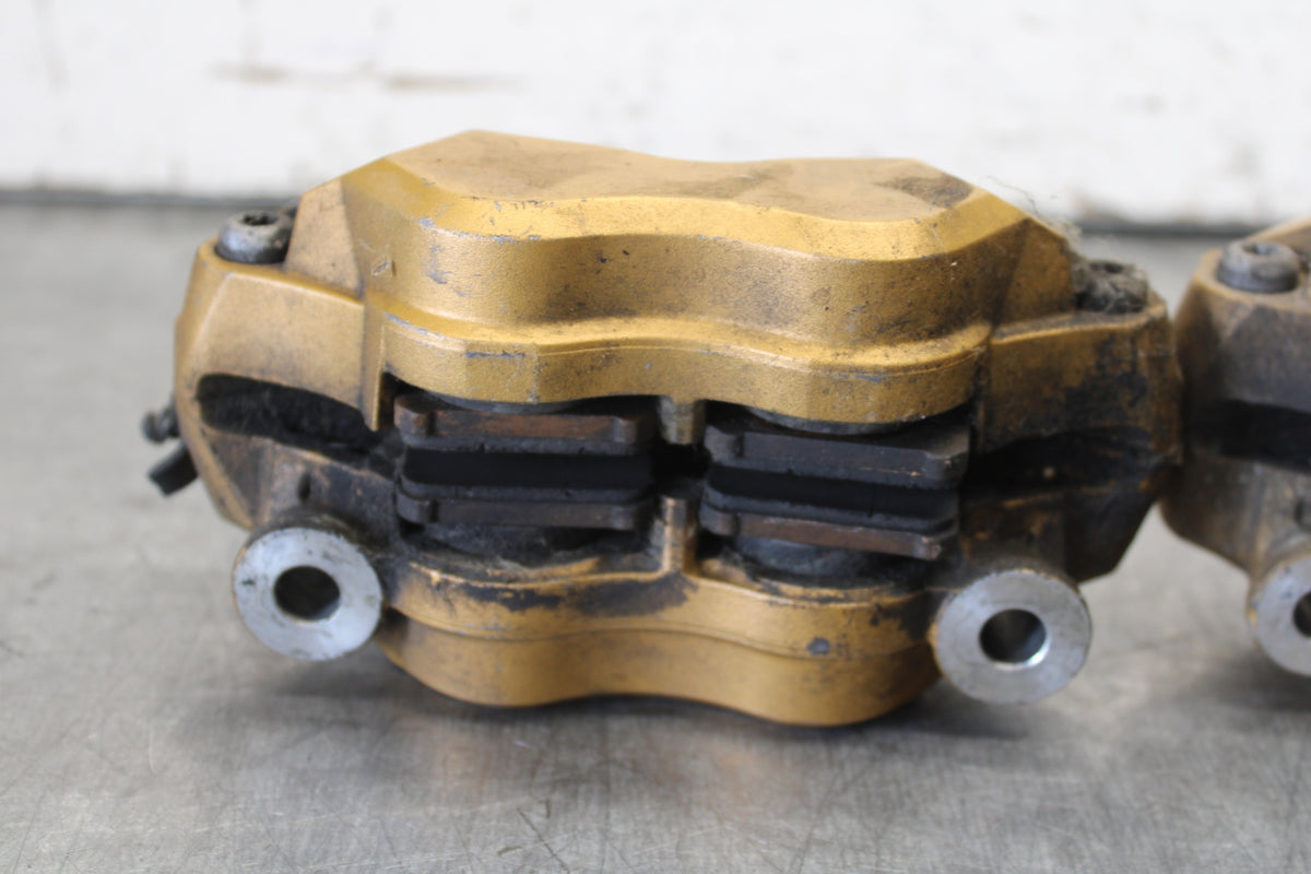 03-04 KAWASAKI NINJA ZX6RR RIGHT LEFT FRONT BRAKE CALIPER PAIR CALIPERS BB684