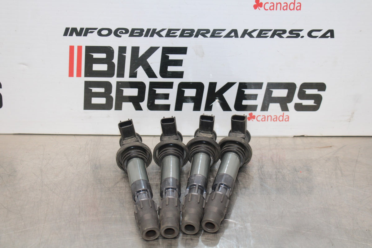 08-10 SUZUKI GSXR 600 IGNITION COILS COIL SPARK PLUG CAPS BB202