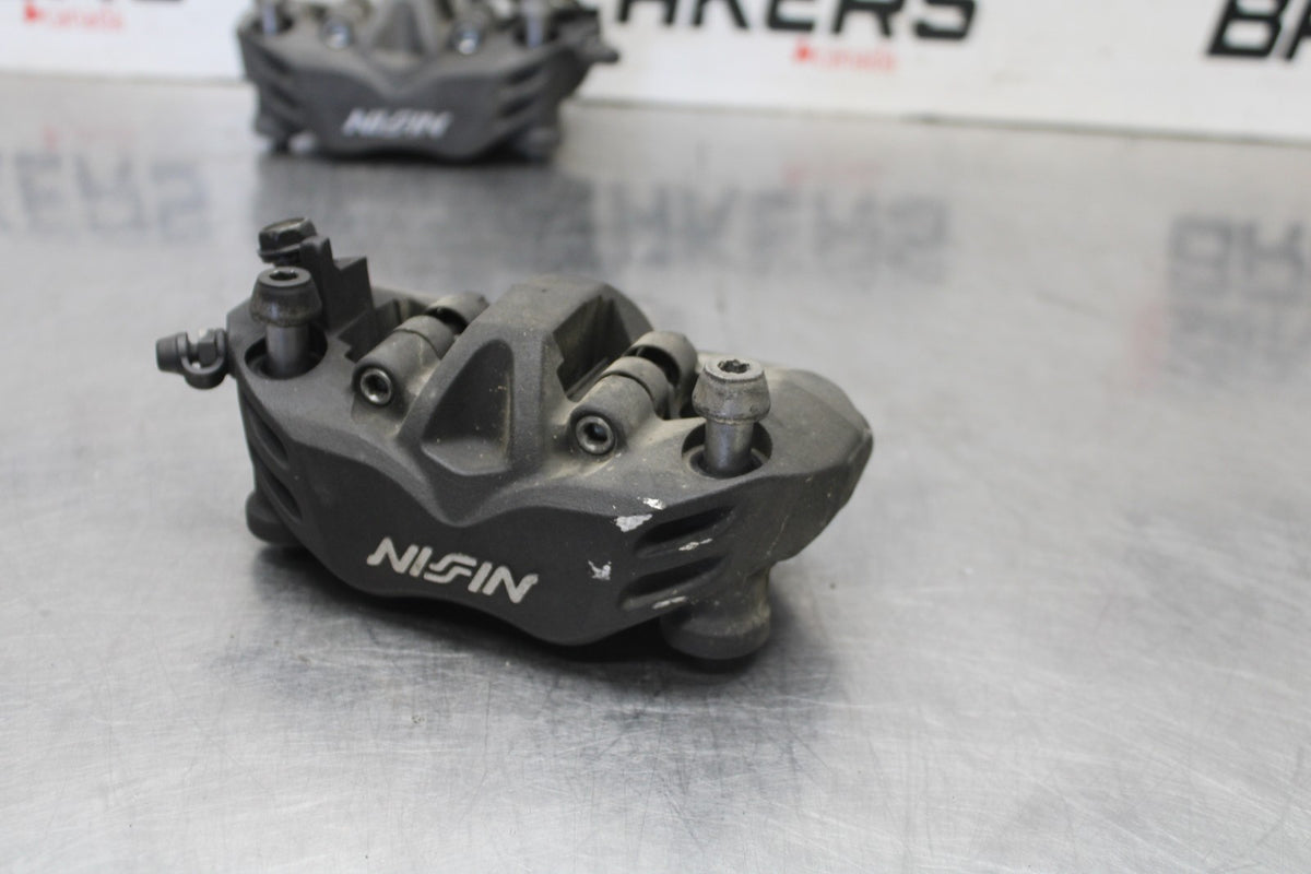 08-09 KAWASAKI NINJA ZX14R RIGHT LEFT FRONT BRAKE CALIPER SET PAIR BB932