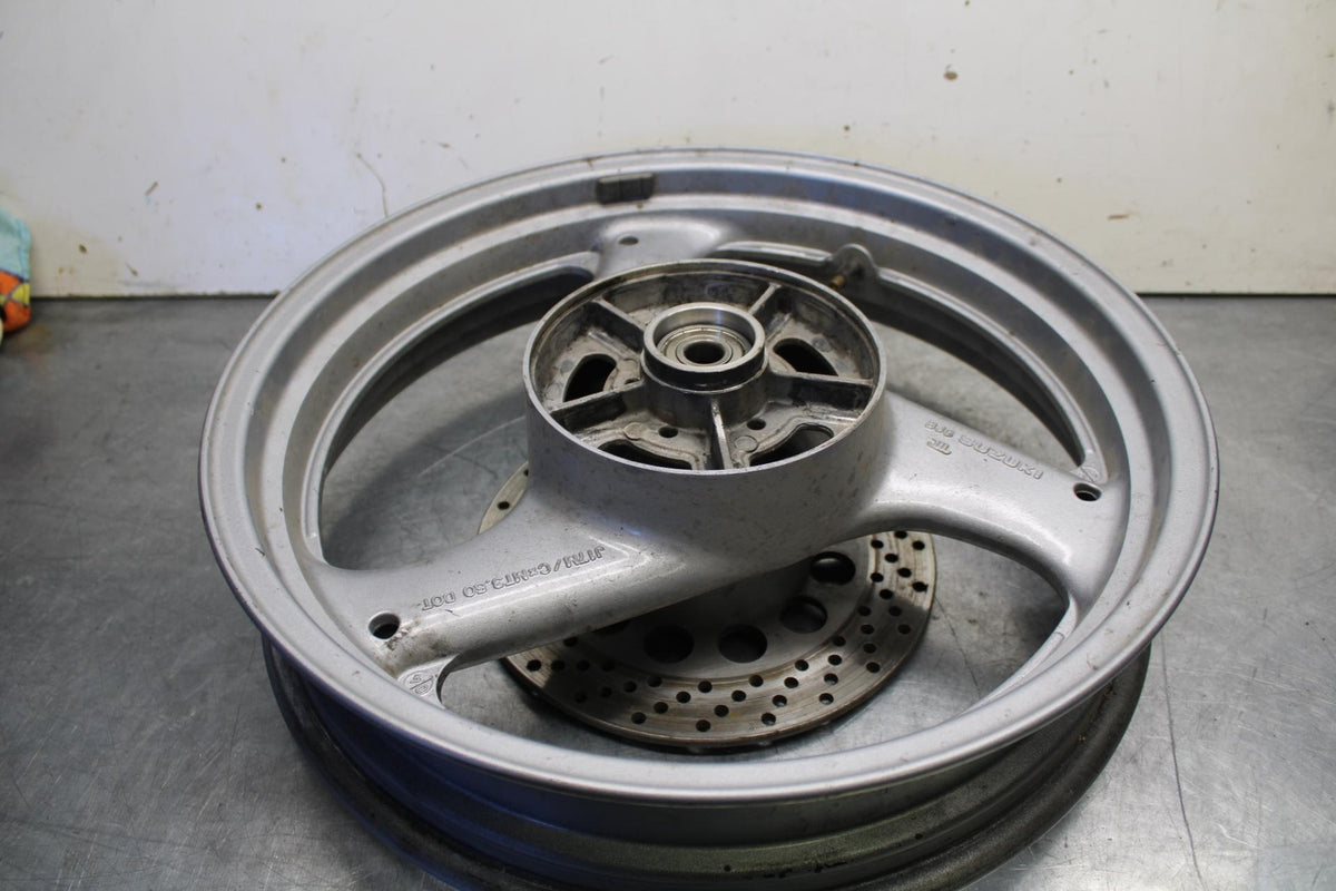 04-09 SUZUKI GS500F REAR WHEEL AND ROTOR BACK BRAKE DISC 69211-01DA0 BB97