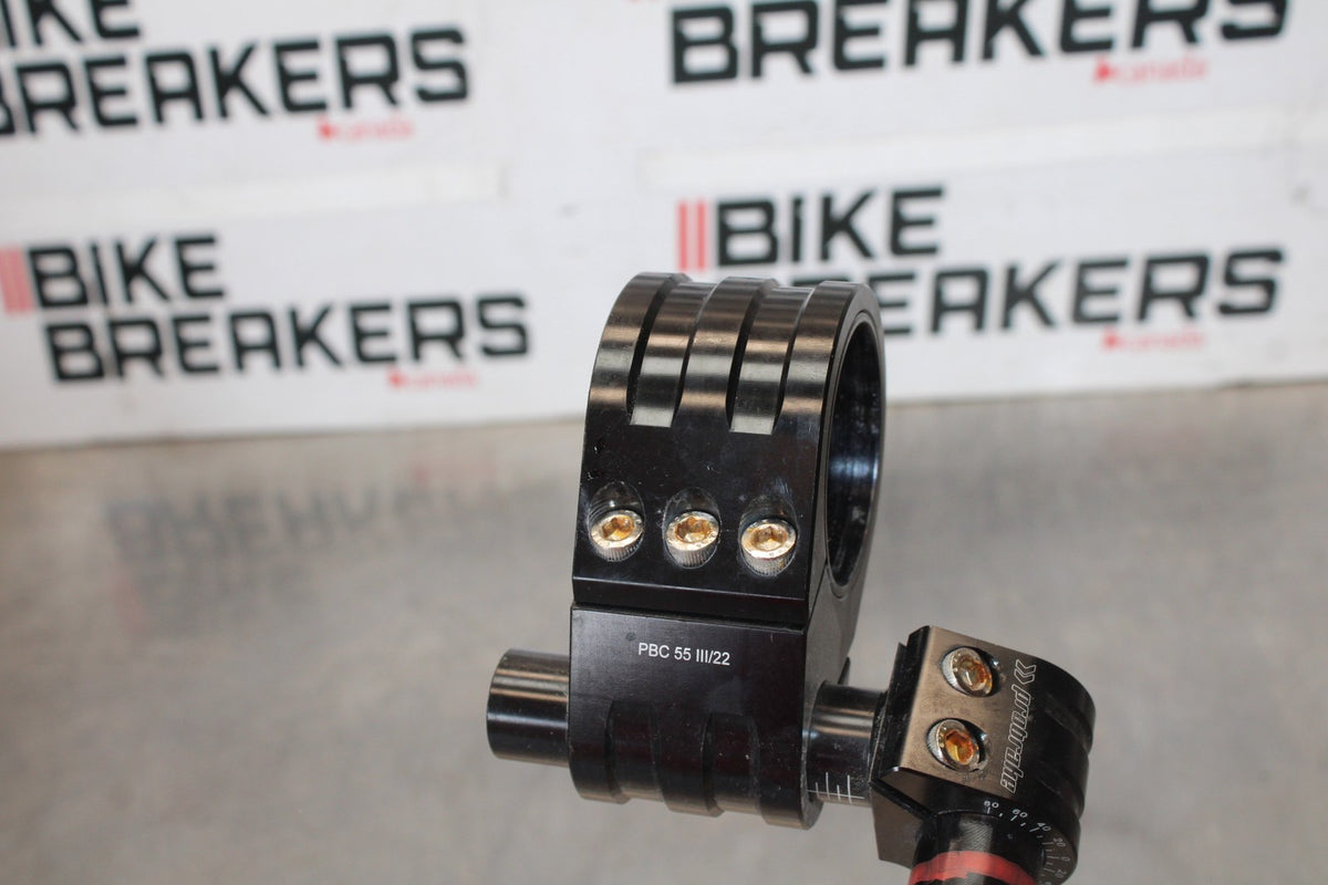 16 APRILIA TUONO V4 1100 LEFT RIGHT CLIP ON ONS HANDLEBARS PAIR SET BB905